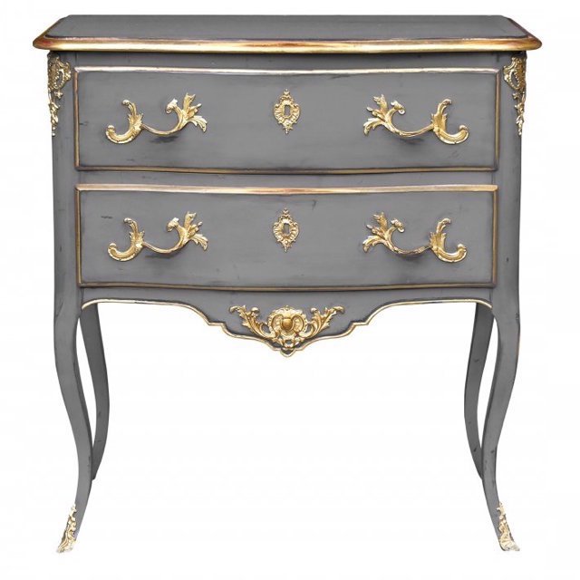 Комод L.XV CHEST OF DRAWERS Grey Бронза Серый Комод L.XV CHEST OF DRAWERS Grey Бронза Серый в Волгограде | Loft Concept