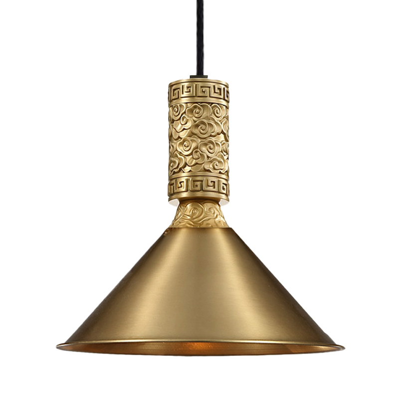 Подвесной светильник Yun Metal Lamp Латунь Подвесной светильник Yun Metal Lamp Латунь в Волгограде | Loft Concept