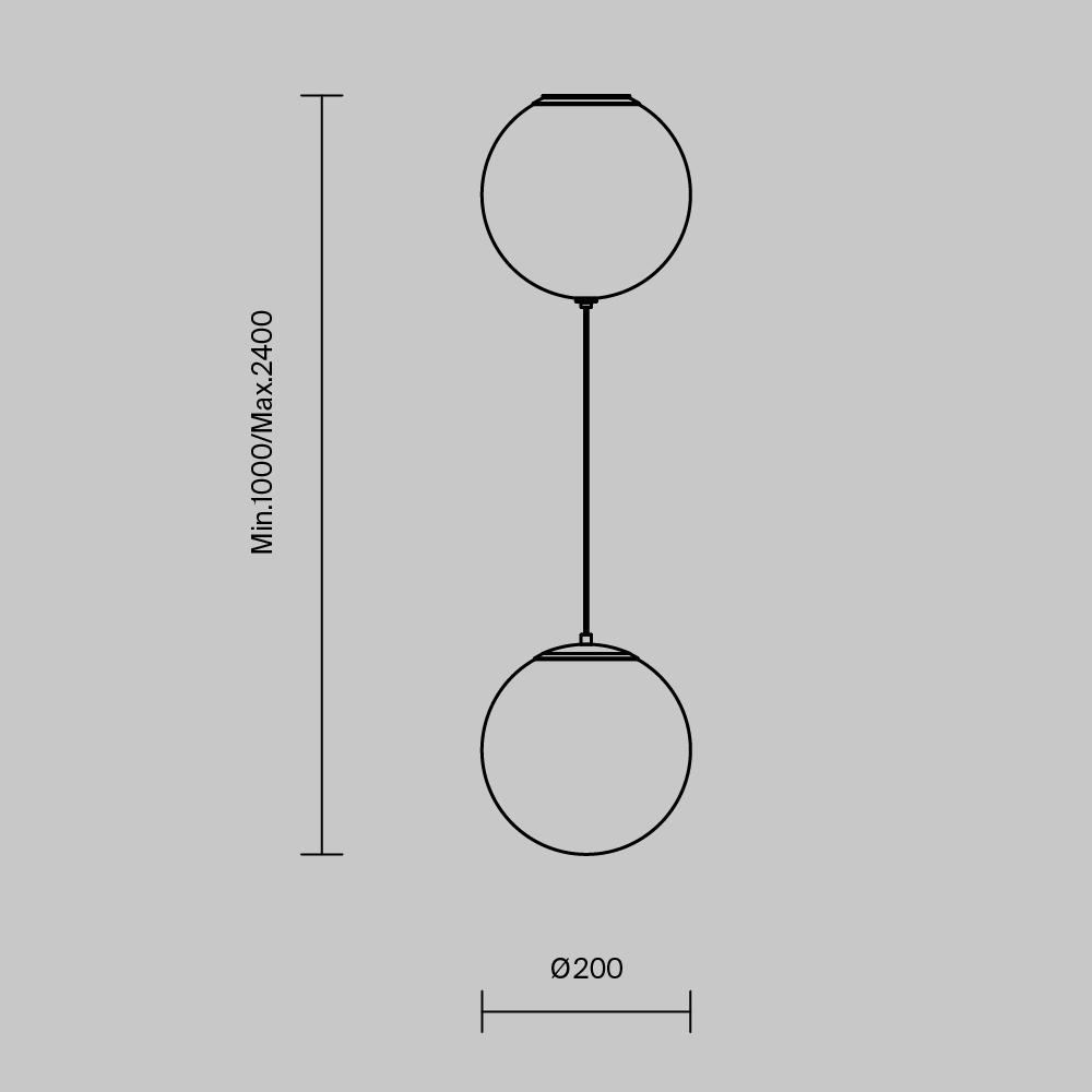 Подвесной светильник Twins 20Вт 3000К в Волгограде