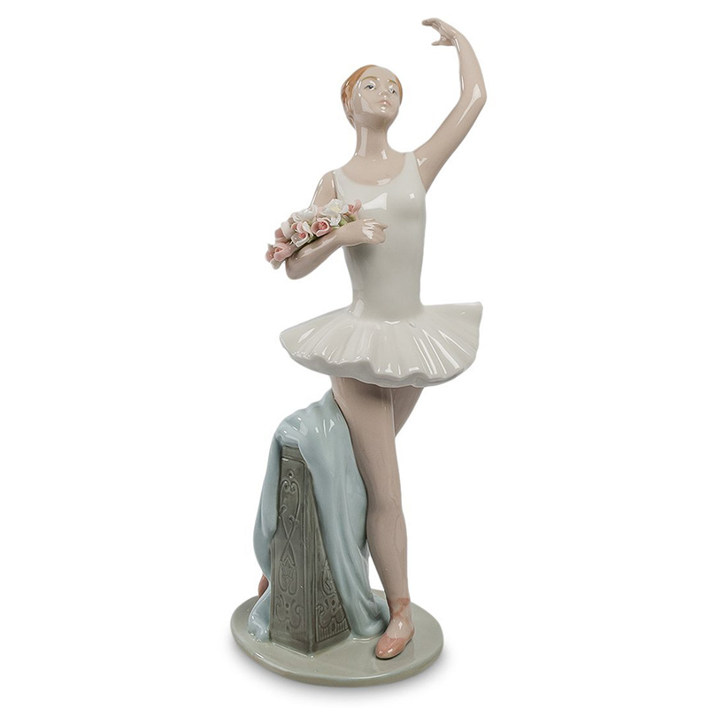 Статуэтка фарфоровая Прима-балерина Charming Statuette Белый Розовый Серо-голубой Бежевый Серый Статуэтка фарфоровая Прима-балерина Charming Statuette Белый Розовый Серо-голубой Бежевый Серый в Волгограде | Loft Concept