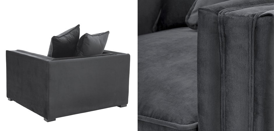 Кресло Eichholtz Chair Menorca Black Кресло Eichholtz Chair Menorca Black - Loft-Concept в Волгограде