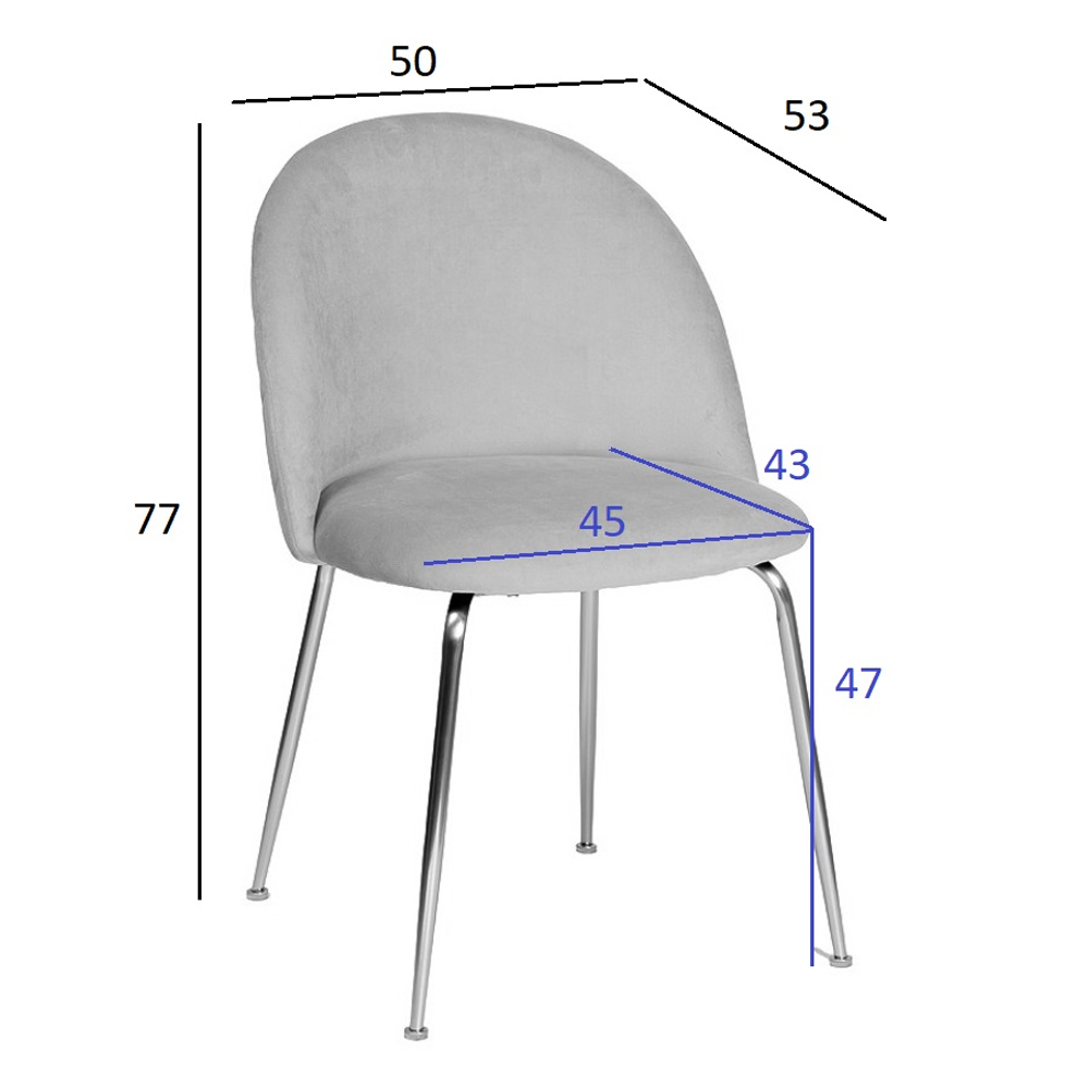 Стул велюровый хаки на золотистых металлических ножках Vendramin Chair в Волгограде