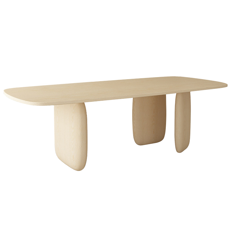 Обеденный стол Colon Dining Table Древесина Бежевый Обеденный стол Colon Dining Table Древесина Бежевый в Волгограде | Loft Concept