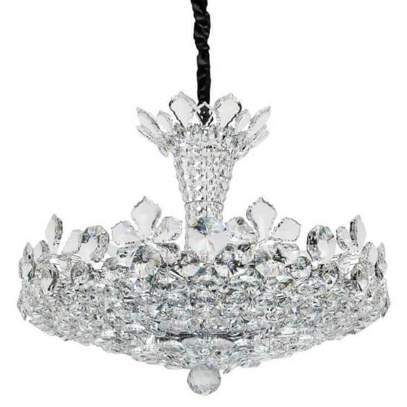 Люстра Griselda Crystal Chandelier 62 Хром Прозрачный Люстра Griselda Crystal Chandelier 62 Хром Прозрачный в Волгограде | Loft Concept