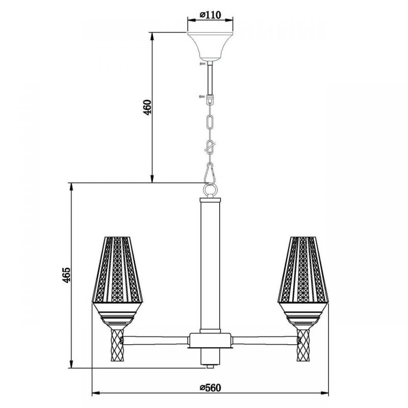 Люстра Ribbed Chandelier Люстра Ribbed Chandelier в Волгограде