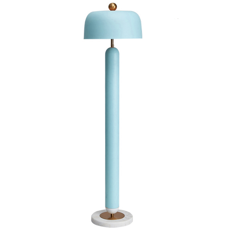 Meet blue Floor lamp Голубой Латунь Meet blue Floor lamp Голубой Латунь в Волгограде | Loft Concept