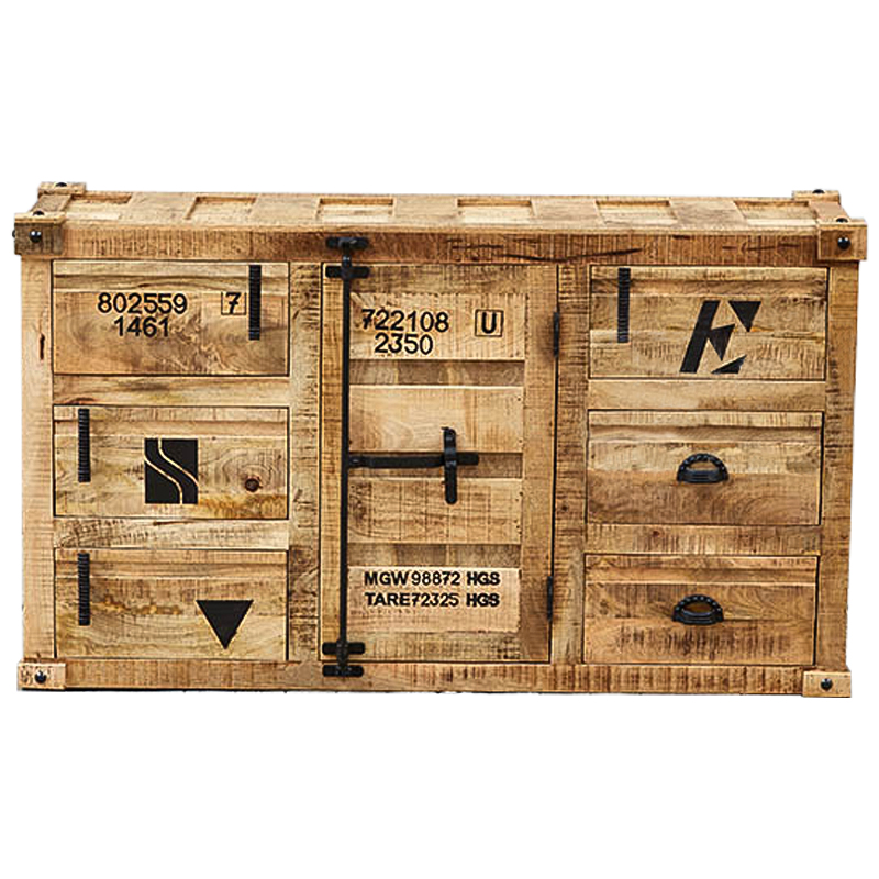 Комод деревянный в стиле Лофт Wooden Loft Box Commode Древесина Комод деревянный в стиле Лофт Wooden Loft Box Commode Древесина в Волгограде | Loft Concept