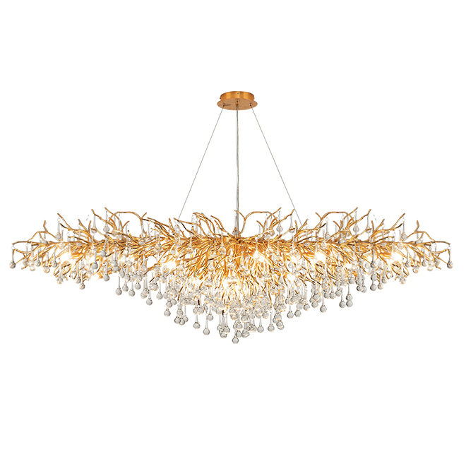 Люстра Droplet Chandelier oval L Золотой Прозрачное Стекло Люстра Droplet Chandelier oval L Золотой Прозрачное Стекло в Волгограде | Loft Concept