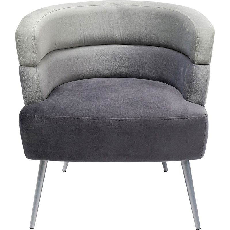 Кресло Gray Velvet Superposition Серый Кресло Gray Velvet Superposition Серый в Волгограде | Loft Concept