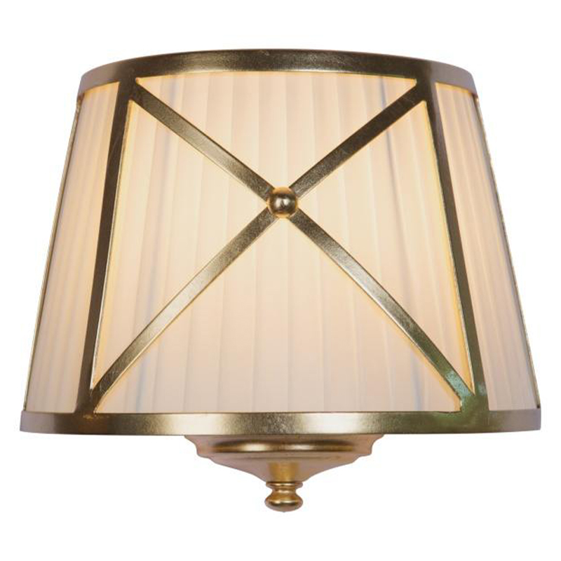 Бра Provence Lampshade Light Gold Wall Lamp Бежевый Золотой Бра Provence Lampshade Light Gold Wall Lamp Бежевый Золотой в Волгограде | Loft Concept