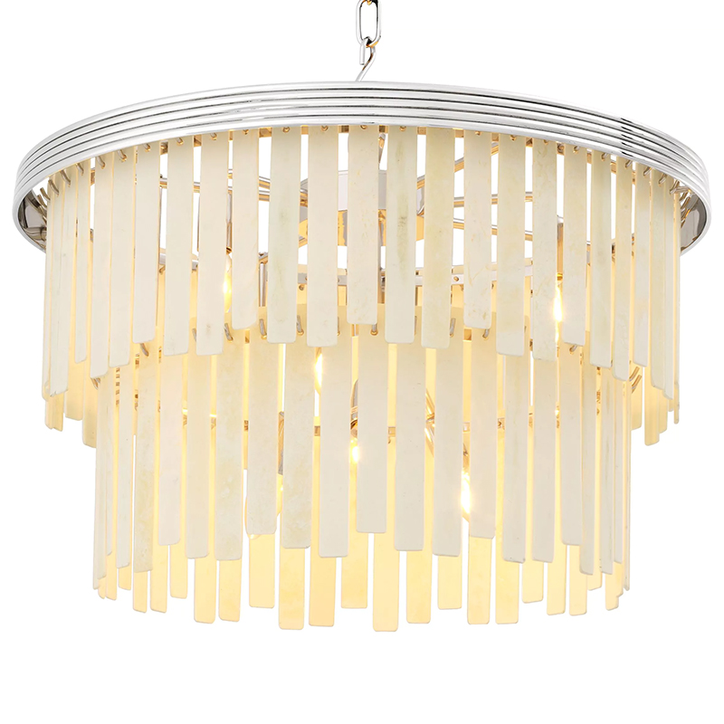 Люстра Eichholtz Chandelier Arizona S Nickel ivory ( слоновая кость ) Никель Люстра Eichholtz Chandelier Arizona S Nickel ivory ( слоновая кость ) Никель в Волгограде | Loft Concept
