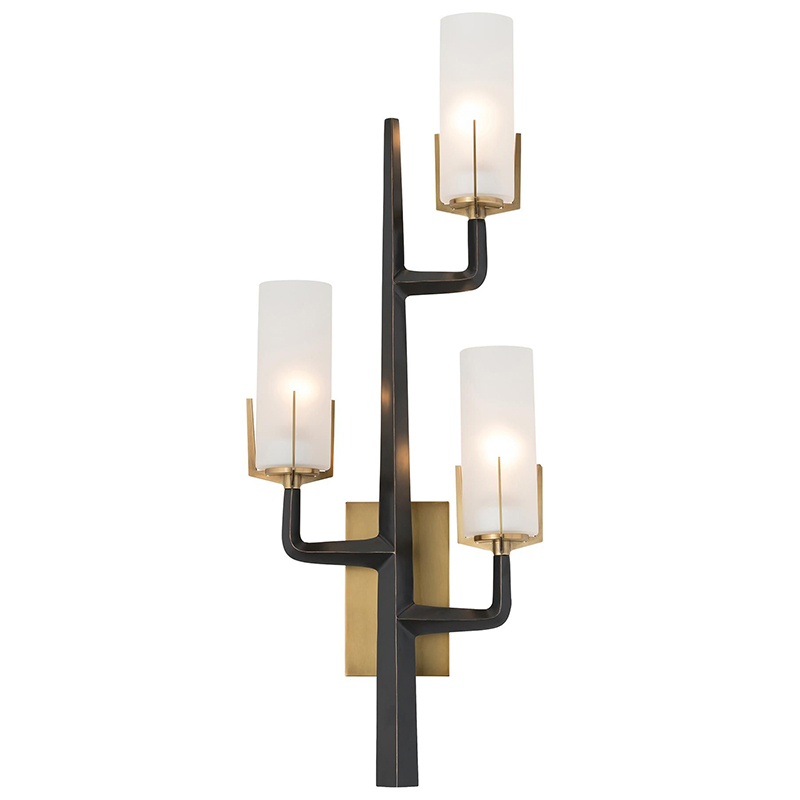 Бра Arteriors GRIFFIN SCONCE Черный Латунь Белый Бра Arteriors GRIFFIN SCONCE Черный Латунь Белый в Волгограде | Loft Concept