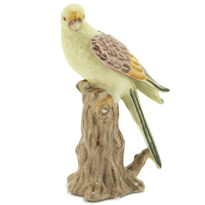 Статуэтка Parrot With Trunk Right Мульти Желтый Коричневый Статуэтка Parrot With Trunk Right Мульти Желтый Коричневый в Волгограде | Loft Concept