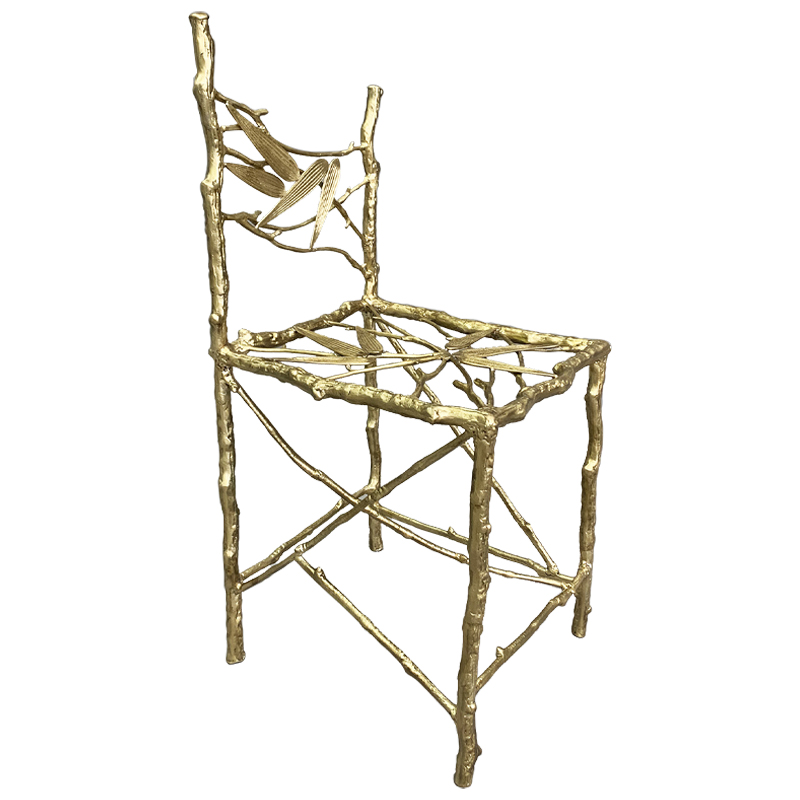 Стул Golden Bamboo Chair Золотой Стул Golden Bamboo Chair Золотой в Волгограде | Loft Concept