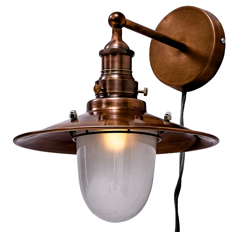 Бра Lantern Loft Sconces Белый Винтажная Медь Бра Lantern Loft Sconces Белый Винтажная Медь в Волгограде | Loft Concept