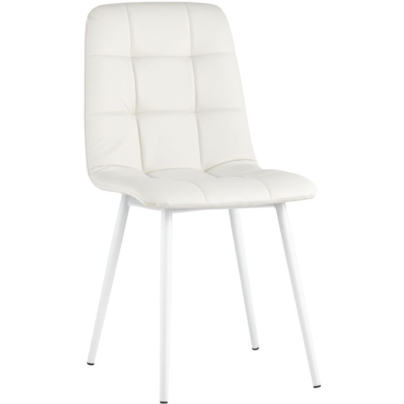 Стул NANCY S Chair Белая Экокожа Белый Стул NANCY S Chair Белая Экокожа Белый в Волгограде | Loft Concept
