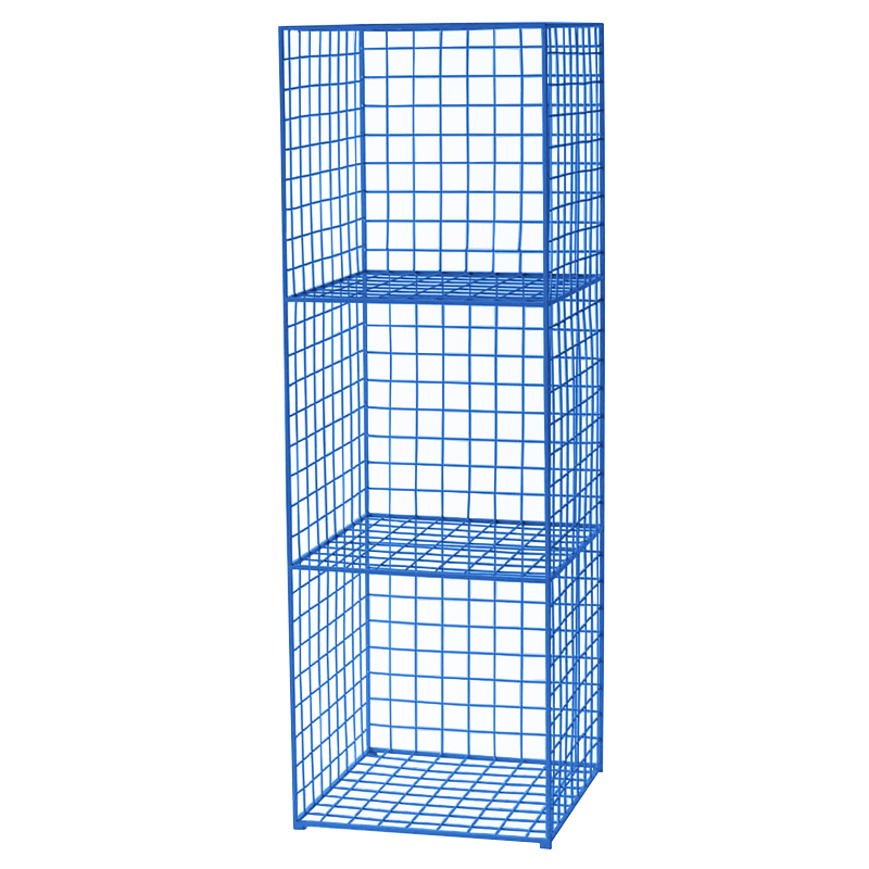 Стеллаж Carney Blue Industrial Metal Rust Rack Синий Стеллаж Carney Blue Industrial Metal Rust Rack Синий в Волгограде | Loft Concept
