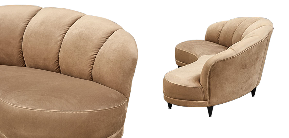 Диван Vanilla Croissant Sofa Диван Vanilla Croissant Sofa - Loft-Concept в Волгограде