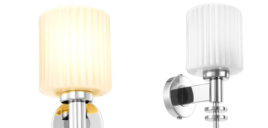 Бра Eichholtz Wall Lamp Ponza Nickel Бра Eichholtz Wall Lamp Ponza Nickel - Loft-Concept в Волгограде