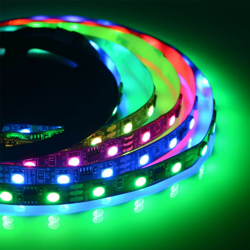 Комплект светодиодной ленты 14,4W/m 60Led/m 5050SMD разноцветный 2M Белый Комплект светодиодной ленты 14,4W/m 60Led/m 5050SMD разноцветный 2M Белый в Волгограде | Loft Concept