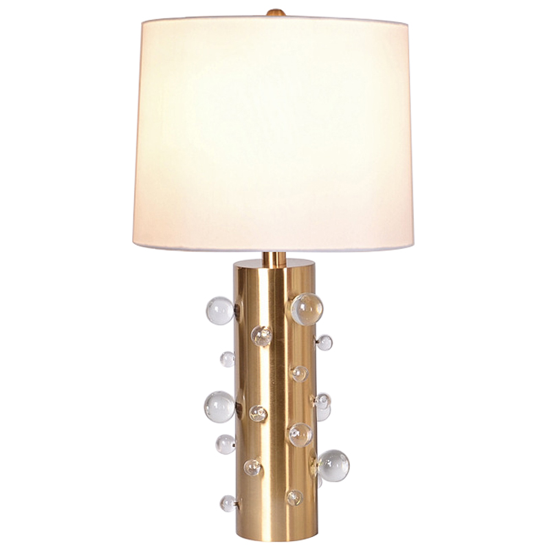 Настольная лампа с абажуром Cantrell Table Lamp Glass Золотой Бежевый Прозрачное Стекло Настольная лампа с абажуром Cantrell Table Lamp Glass Золотой Бежевый Прозрачное Стекло в Волгограде | Loft Concept