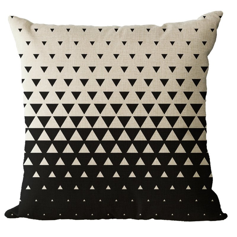 Декоративная подушка Black and White Pattern #7 Декоративная подушка Black and White Pattern #7 в Волгограде | Loft Concept