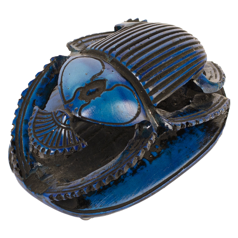 Статуэтка Скарабей Scarab Beetle dark blue Темно-синий Синий Статуэтка Скарабей Scarab Beetle dark blue Темно-синий Синий в Волгограде | Loft Concept