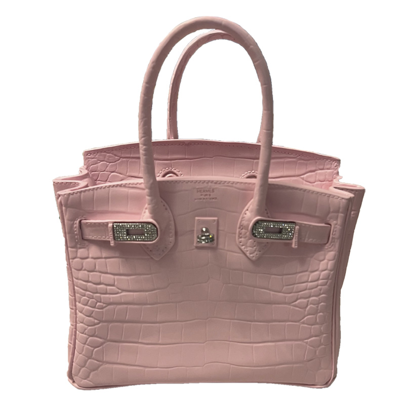 Декоративная ваза в виде сумки Birkin Bag Vase Pink Розовый Декоративная ваза в виде сумки Birkin Bag Vase Pink Розовый в Волгограде | Loft Concept