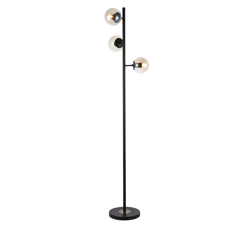 Торшер Modo Floor Lamp Ambre Black Черный Янтарный Торшер Modo Floor Lamp Ambre Black Черный Янтарный в Волгограде | Loft Concept