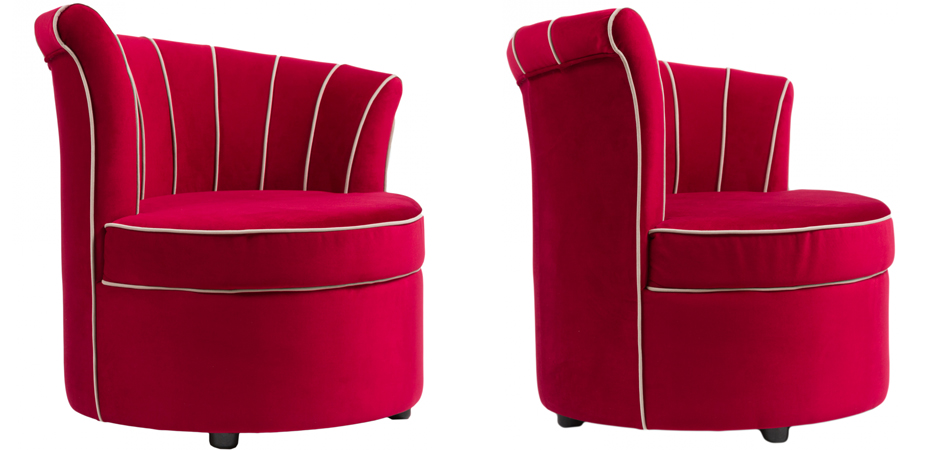 Кресло Curly Backrest Red Кресло Curly Backrest Red - Loft-Concept в Волгограде