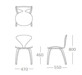 Стул Cherner Side Chair Стул Cherner Side Chair в Волгограде