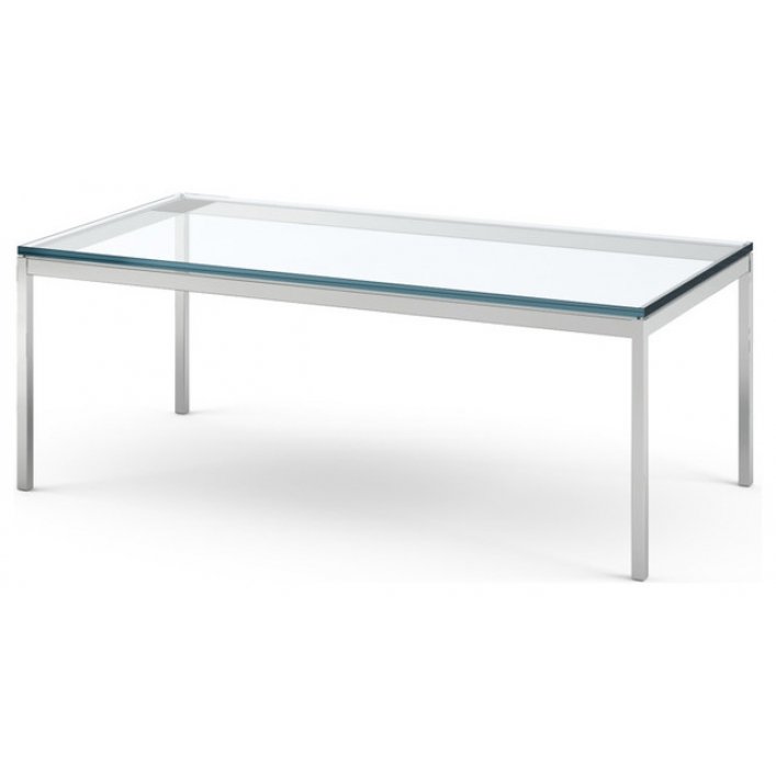 Стол Florence Knoll Coffee Table Прозрачный Стол Florence Knoll Coffee Table Прозрачный в Волгограде | Loft Concept