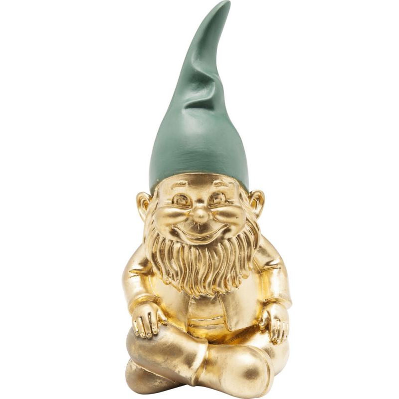 Статуэтка Golden Sitting Gnome Золотой Статуэтка Golden Sitting Gnome Золотой в Волгограде | Loft Concept