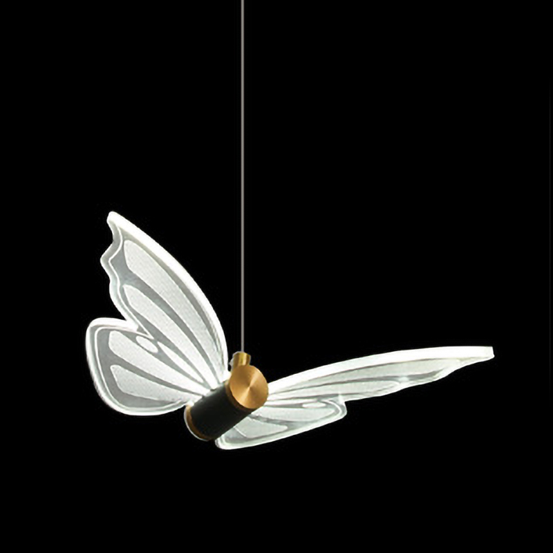 Люстра Glass butterfly chandelier B Глянцевое золото Прозрачный Черный Люстра Glass butterfly chandelier B Глянцевое золото Прозрачный Черный в Волгограде | Loft Concept