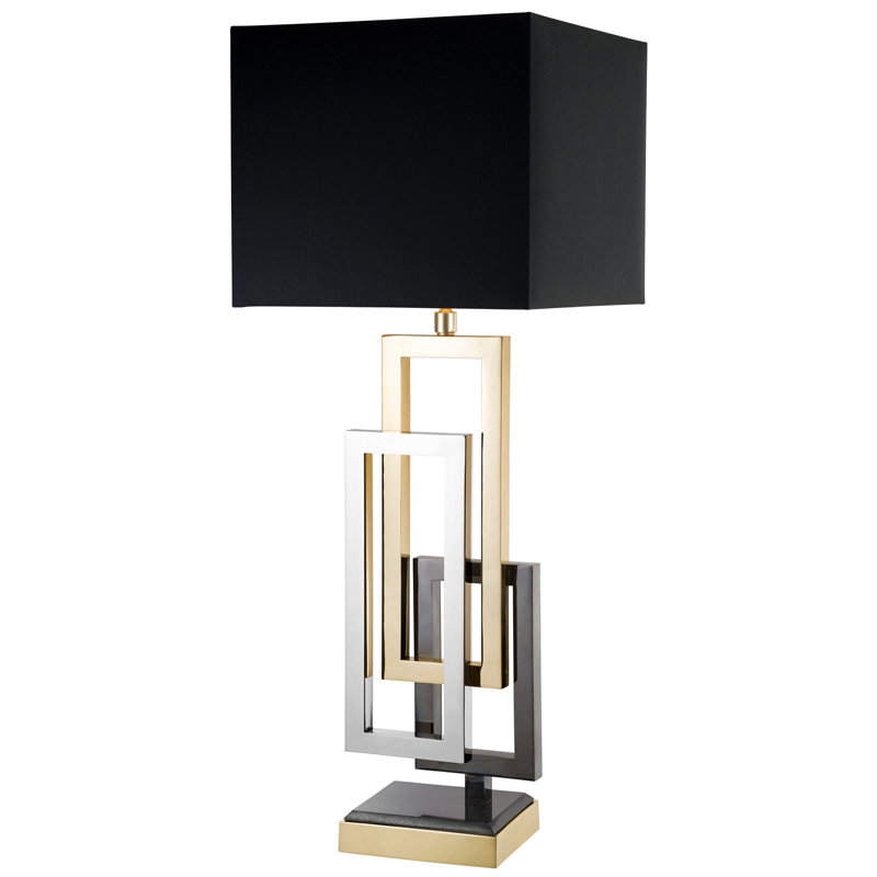 Настольная лампа Eichholtz Table Lamp Regine Черный Никель Темный никель Золотой Настольная лампа Eichholtz Table Lamp Regine Черный Никель Темный никель Золотой в Волгограде | Loft Concept