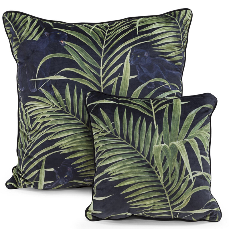 Комплект подушек SET PILLOW ABHIKA black-green Зеленый Черный Комплект подушек SET PILLOW ABHIKA black-green Зеленый Черный в Волгограде | Loft Concept