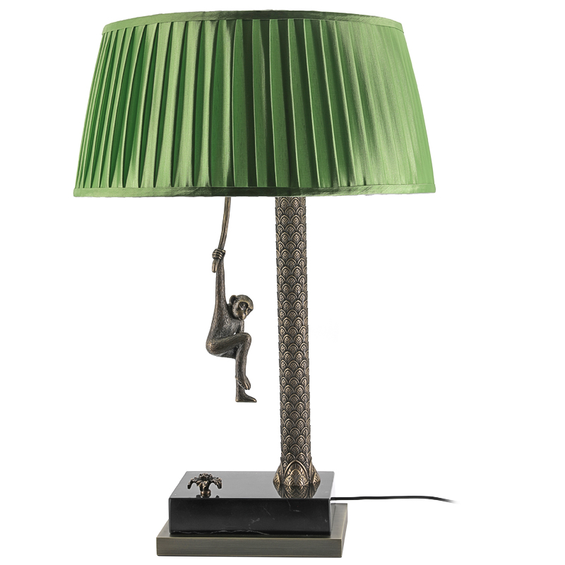 Настольная лампа Джунгли Table Lamp Jungle Green Латунь Античная полированная Черный Мрамор Nero Зеленый Настольная лампа Джунгли Table Lamp Jungle Green Латунь Античная полированная Черный Мрамор Nero Зеленый в Волгограде | Loft Concept