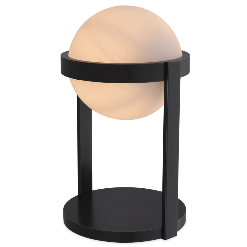 Настольная лампа Eichholtz Table Lamp Hayward Bronze Темная бронза Белое матовое стекло Настольная лампа Eichholtz Table Lamp Hayward Bronze Темная бронза Белое матовое стекло в Волгограде | Loft Concept