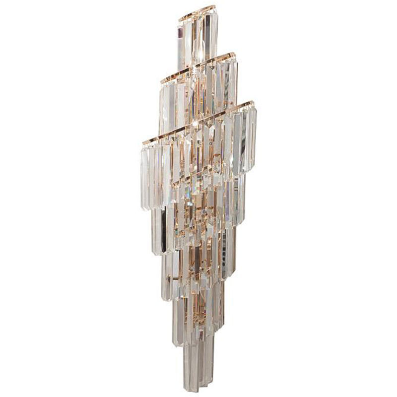 Бра Odeon Cascade Wall Lamp Left Золотой Прозрачное Стекло Бра Odeon Cascade Wall Lamp Left Золотой Прозрачное Стекло в Волгограде | Loft Concept