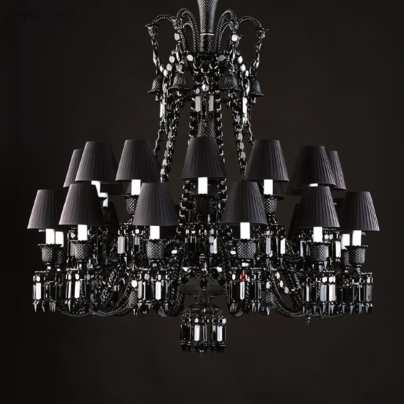 Люстра BACCARAT ZENITH NOIR Chandelier Черный Люстра BACCARAT ZENITH NOIR Chandelier Черный в Волгограде | Loft Concept