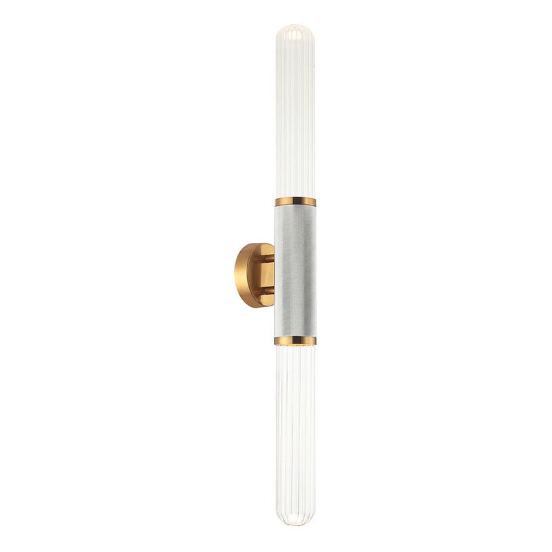 Бра Grover Chrome Transparent Wall Lamp Прозрачное Стекло Хром Глянцевое золото Бра Grover Chrome Transparent Wall Lamp Прозрачное Стекло Хром Глянцевое золото в Волгограде | Loft Concept