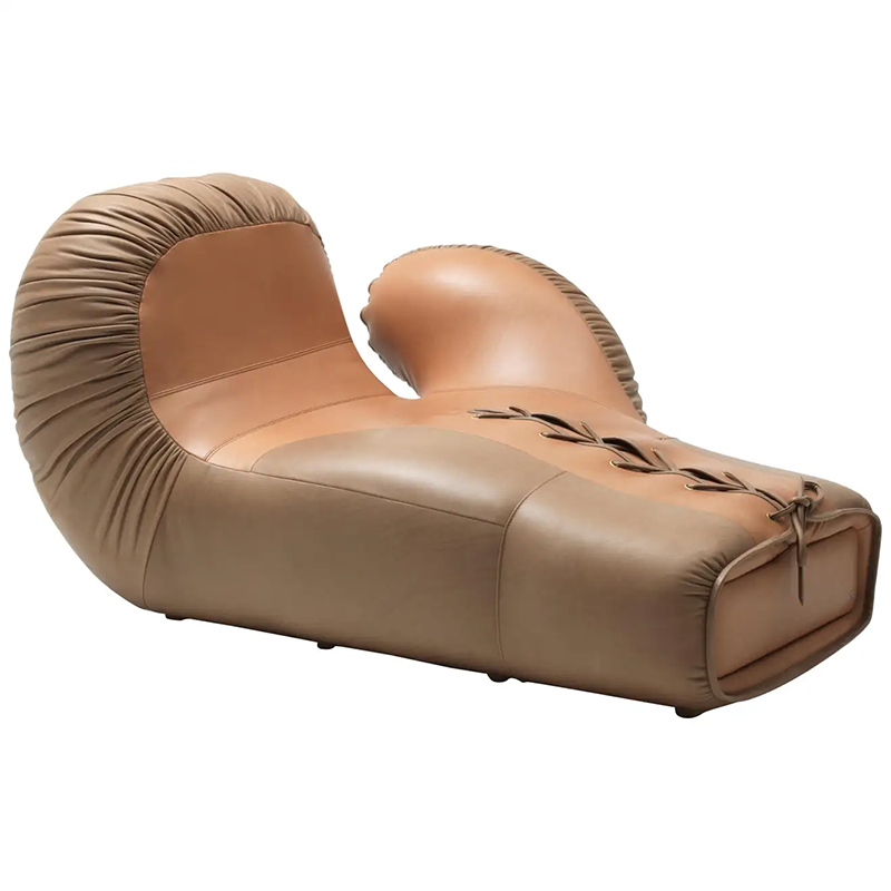 Кушетка Дизайнерская в форме Боксерской Перчатки Vintage De Sede boxing glove sectional sofa I Коричневый Бежевый Кушетка Дизайнерская в форме Боксерской Перчатки Vintage De Sede boxing glove sectional sofa I Коричневый Бежевый в Волгограде | Loft Concept