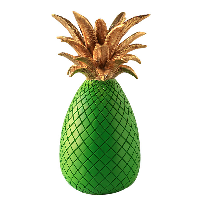 Статуэтка Gold and Green Pineapple Зеленый Золотой Статуэтка Gold and Green Pineapple Зеленый Золотой в Волгограде | Loft Concept