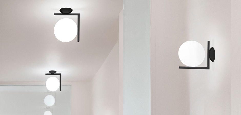 Бра Flos IC Lights C/W Black - Loft-Concept в Волгограде