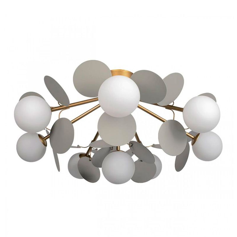 Потолочный светильник MATISSE Chandelier Aster Gray Белый Золотой Серый Потолочный светильник MATISSE Chandelier Aster Gray Белый Золотой Серый в Волгограде | Loft Concept