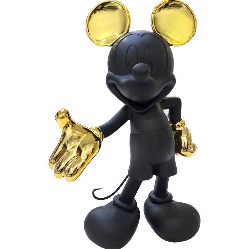 Статуэтка Mickey Mouse statuette black Черный Глянцевое золото Статуэтка Mickey Mouse statuette black Черный Глянцевое золото в Волгограде | Loft Concept
