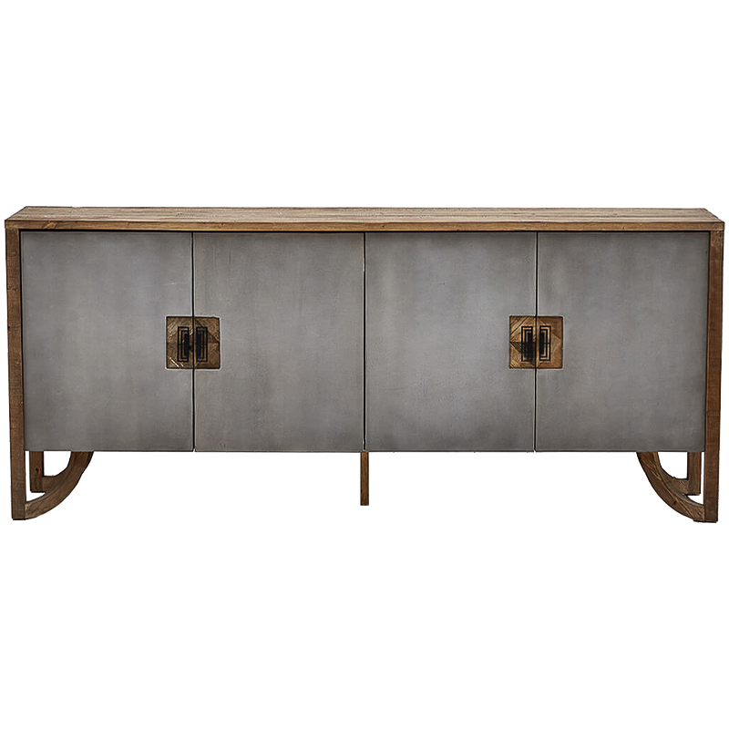 Комод дерево и бетон Keikala chest of drawers с 4-мя дверцами Древесина Серый Комод дерево и бетон Keikala chest of drawers с 4-мя дверцами Древесина Серый в Волгограде | Loft Concept