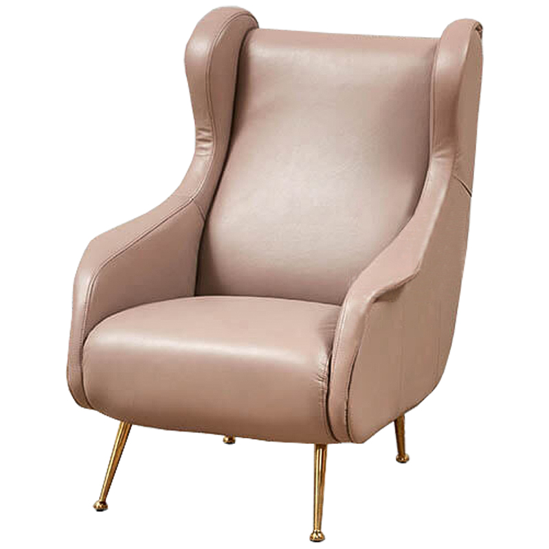 Кресло Gastone Chair Дымчатая Роза Золотой Кресло Gastone Chair Дымчатая Роза Золотой в Волгограде | Loft Concept