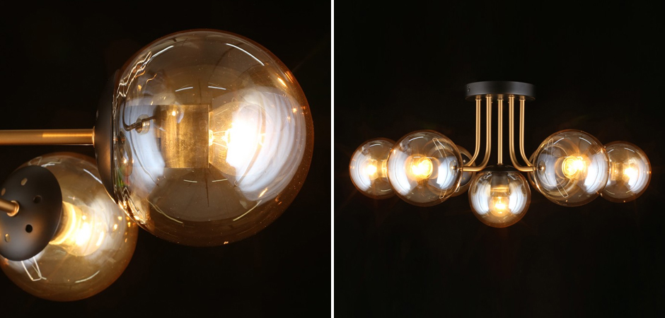 Потолочный светильник Smoky Sphere Потолочный светильник Smoky Sphere - Loft-Concept в Волгограде