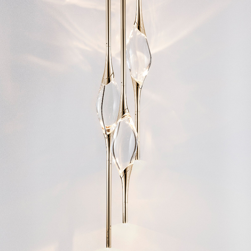 Подвесной светильник 12 Round Chandelier Gold Глянцевое золото Прозрачный Подвесной светильник 12 Round Chandelier Gold Глянцевое золото Прозрачный в Волгограде | Loft Concept